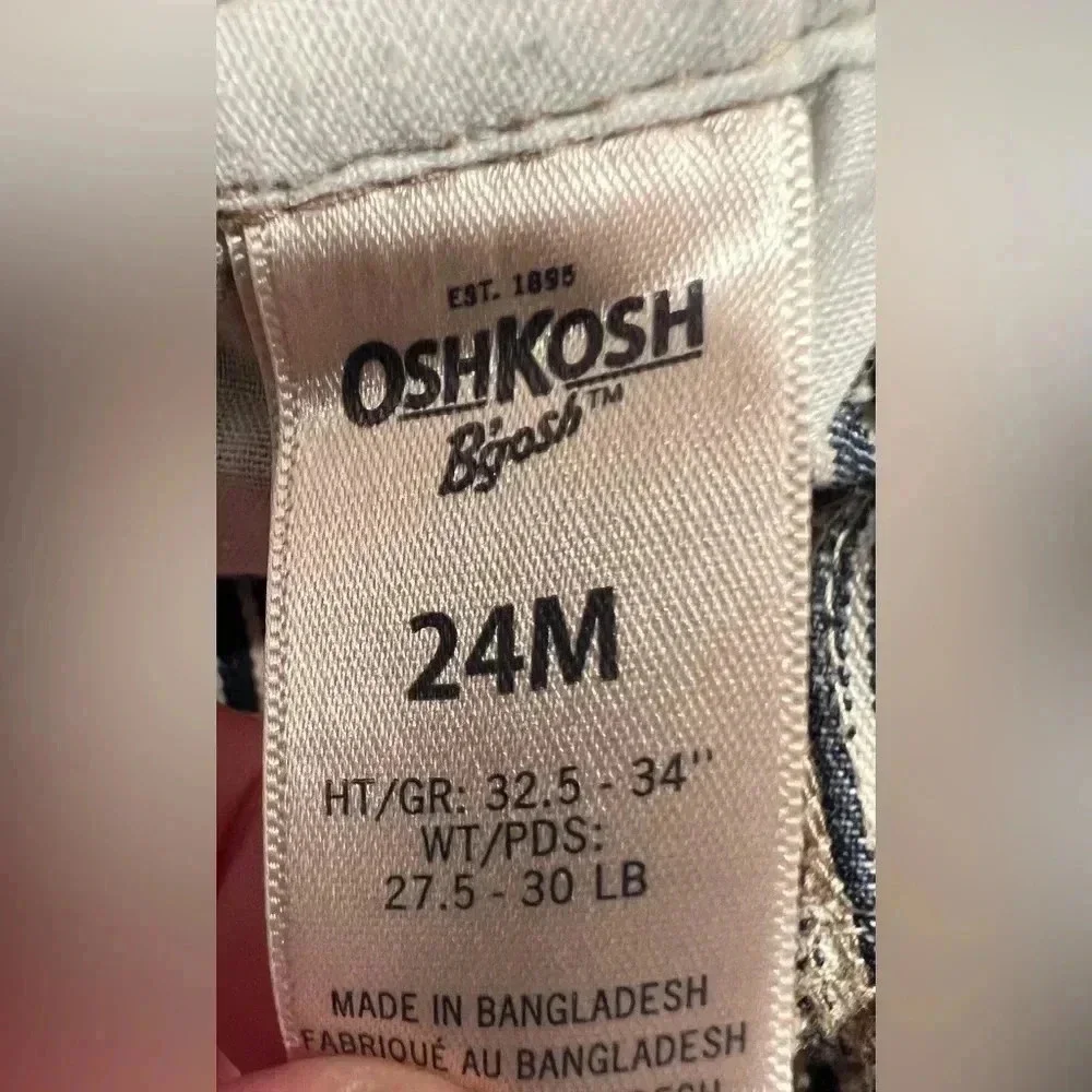VINTAGE: OshKosh B’gosh | Vestbak railroad overalls. Size: 24M